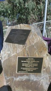 The centenary plaque, Blanchetown.